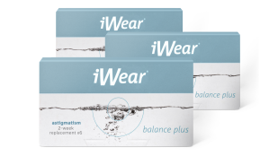 Комплект Balance plus for Astigmatism (6 линз) 3 упаковки iWear